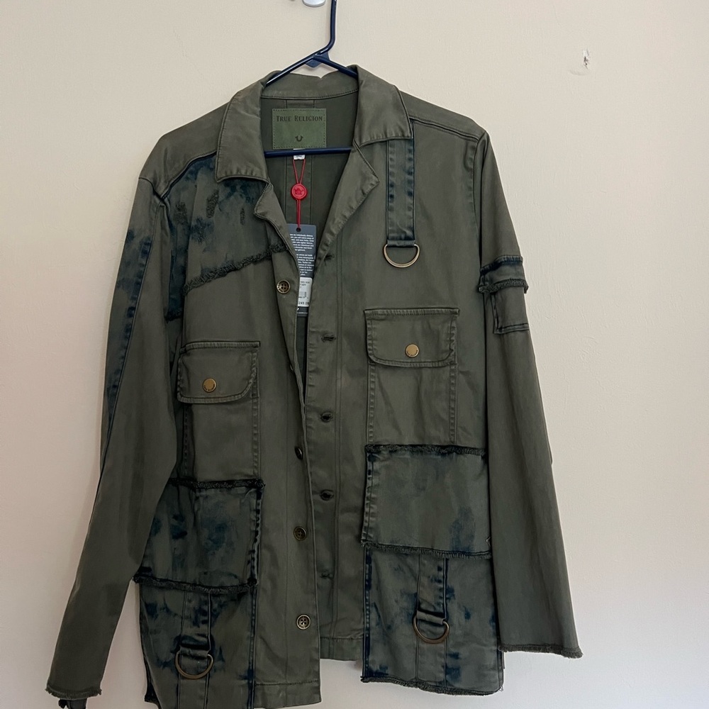 True religion military jackets